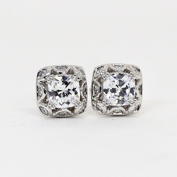 Tacori 925S White Topaz Cushion Limited Edition - Picture 11 of 12